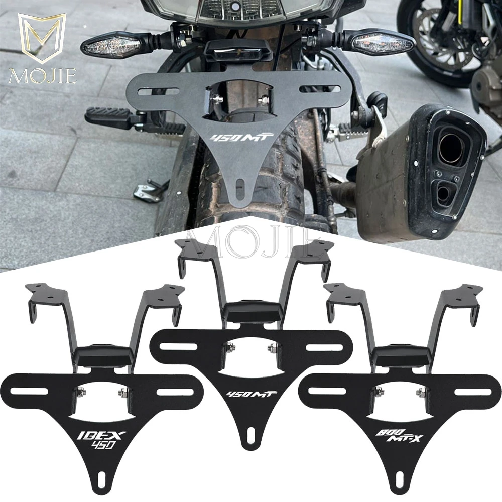 

FOR CFMOTO CF 450 MT 450MT IBEX450 2024 2025 2026 800MT-X 800 MT-X Rally 2024-2027 License Plate Holder Number LED Light Fenders