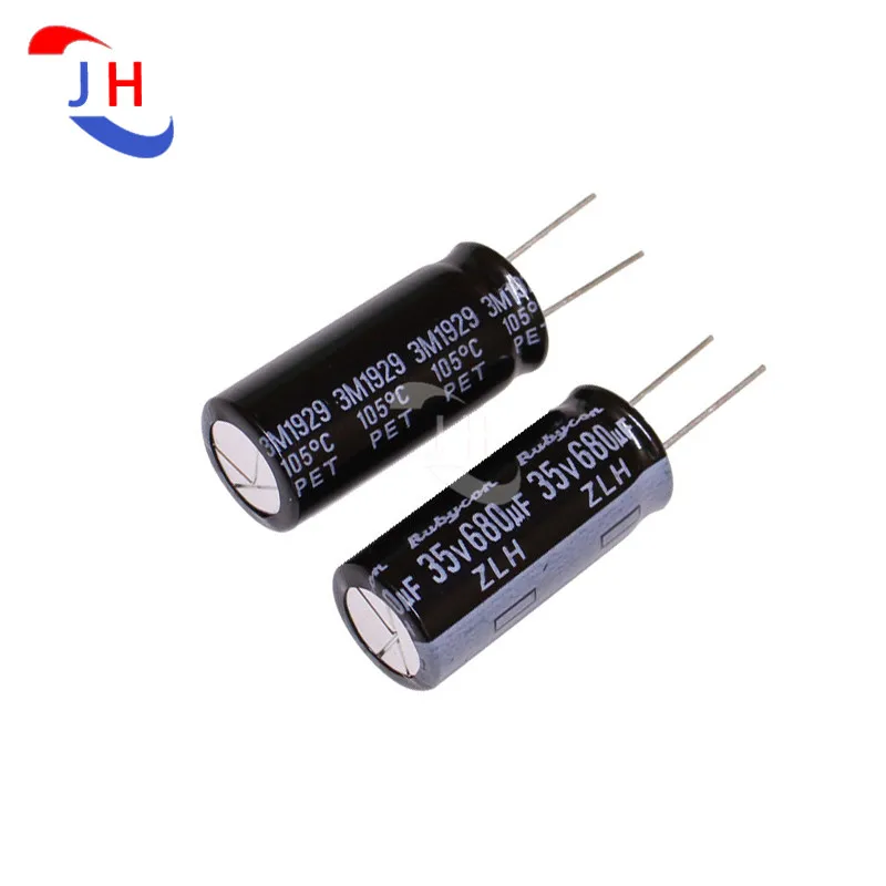 5/10PCS Aluminum Electrolytic Capacitor 35v680uf 10*23 ZLH high Frequency Long Life 5mm Pin Distance 35V 680UF