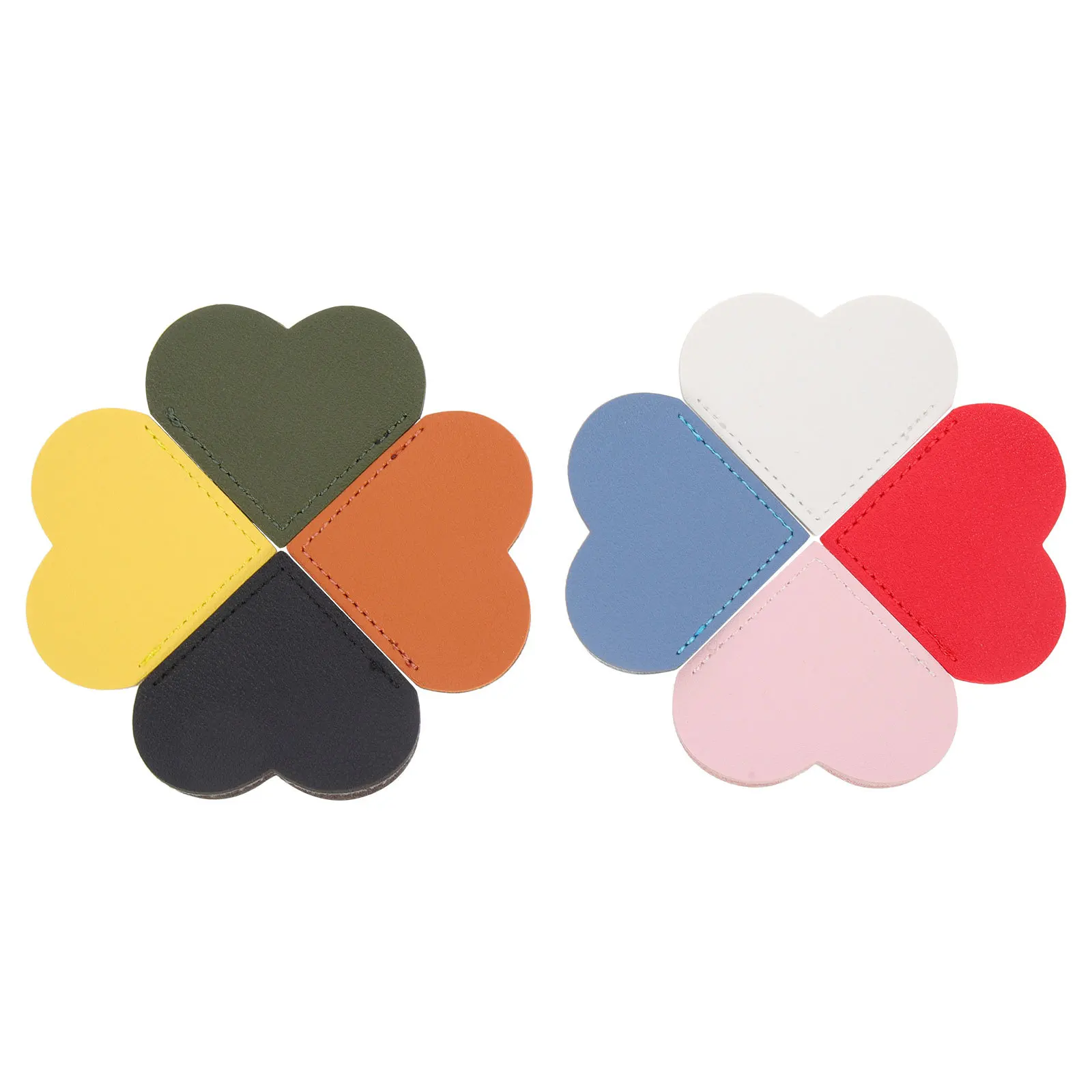 8 шт., закладки в форме сердца, угловые маркеры, аксессуары для книг в винтажном стиле для читателей, закладки для книг, закладки в форме сердца