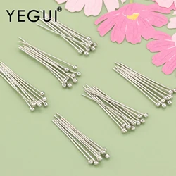 YEGUI M913, 보석 액세서리, 로듐 도금, 구리 금속, 니켈 무료, 바늘, diy 액세서리, 매력, 보석 만들기, 25 그램/몫
