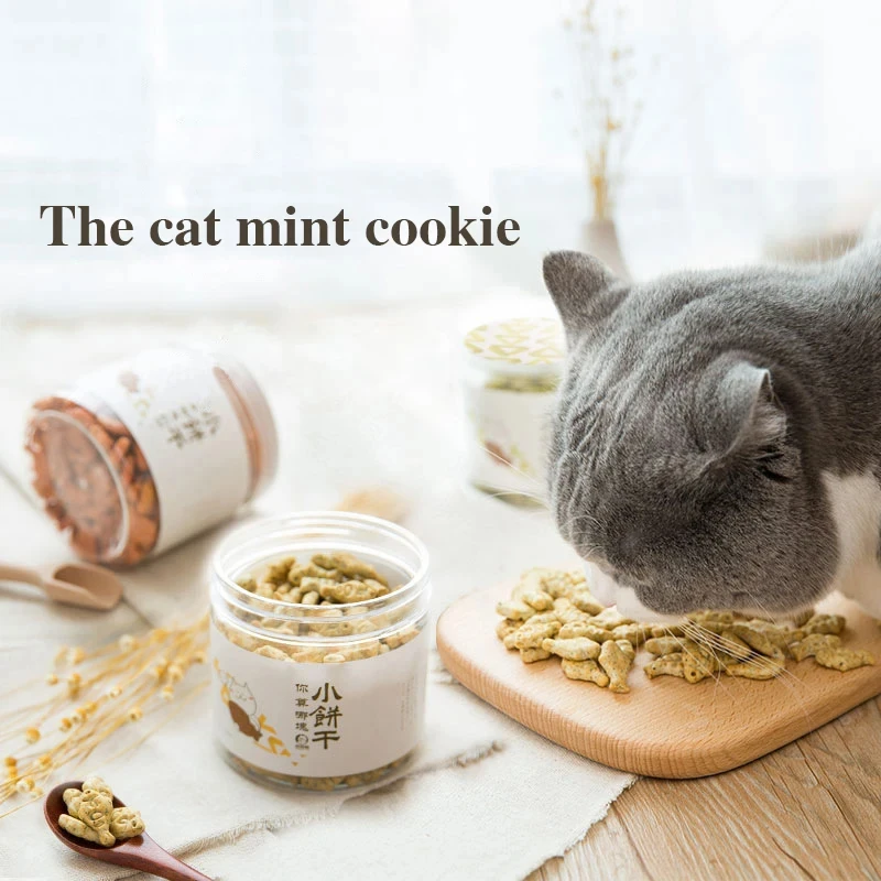 Cat cookies nerve cat mint to MAO qiu fisher cat cookies 100 g molar snacks into young cat snacks