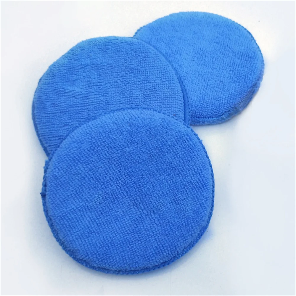 1/3Pcs Car Accessories Car Cleaning Detailing Sponge Car Wax Sponge Dust Remove Foam Applicator Auto Care Polishing Pad