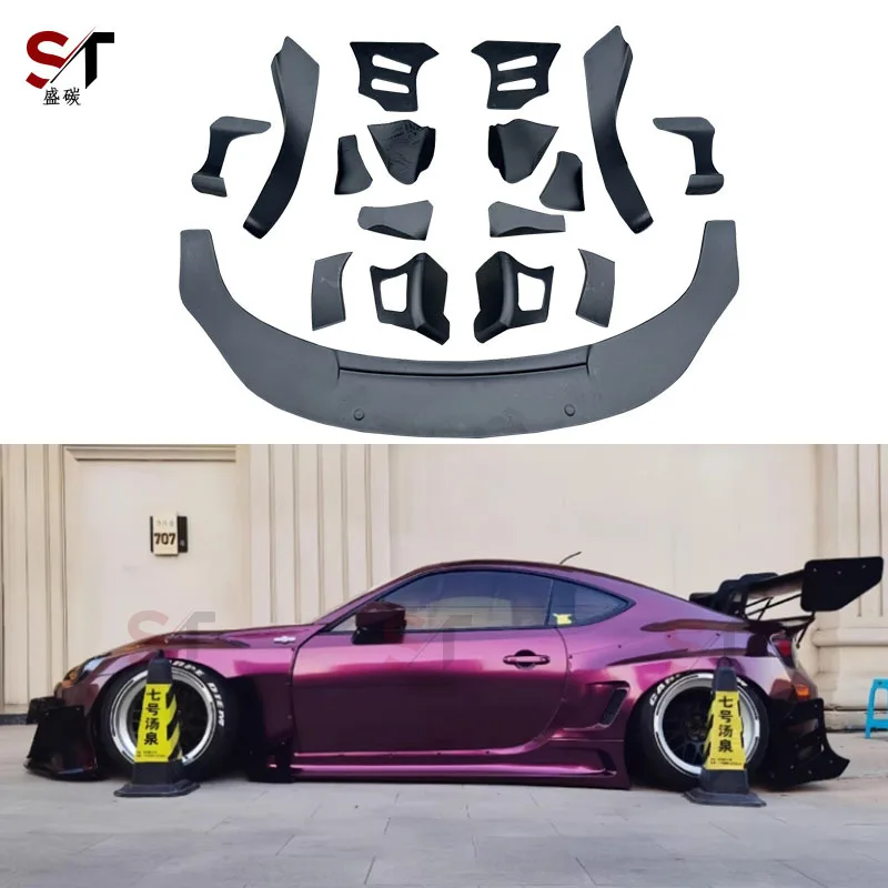 

Подходит для Toyota GT86 Subaru BRZ Rocket Rabbit 3,5 поколения, окружающая передняя губа, модифицированное переднее и заднее пневматическое ножевое колесо