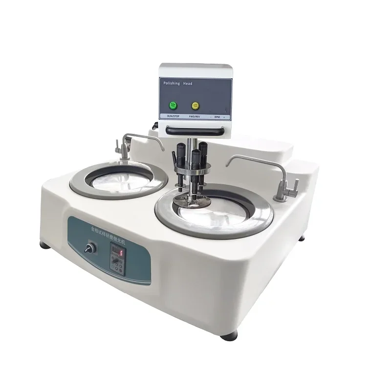 MP-2B Semi-Automatic  Metallographic Sample Grinding Polishing Machine Laboratory Metallurgical Polisher Grinder