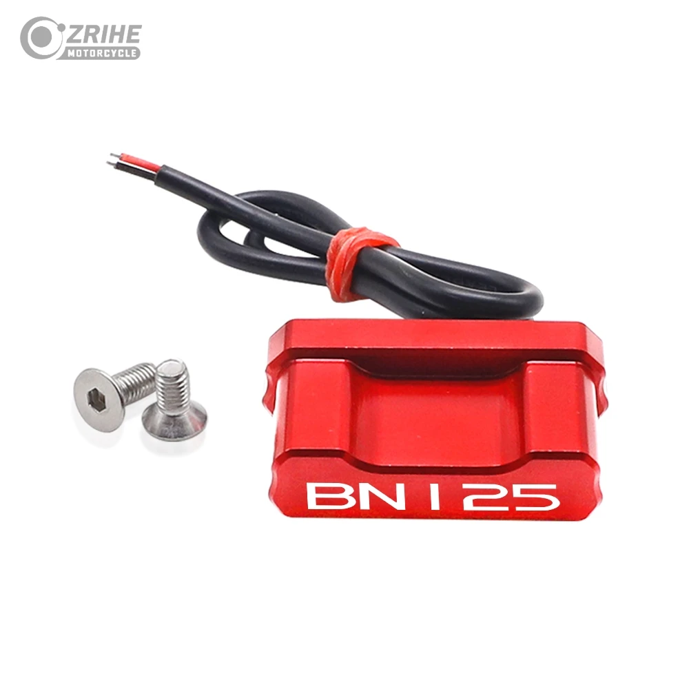 For APRILIA BN125 ELIMINATOR 2003-2008 2007 2006 BN 125 License Plate Holder Number Plate Frame LED Light Bracket  turn signal