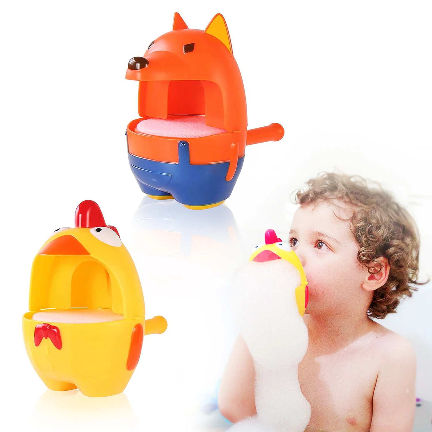 

Новые и уникальные аксессуары, выдувание рта, окунание геля для душа и выдувание пузырьков