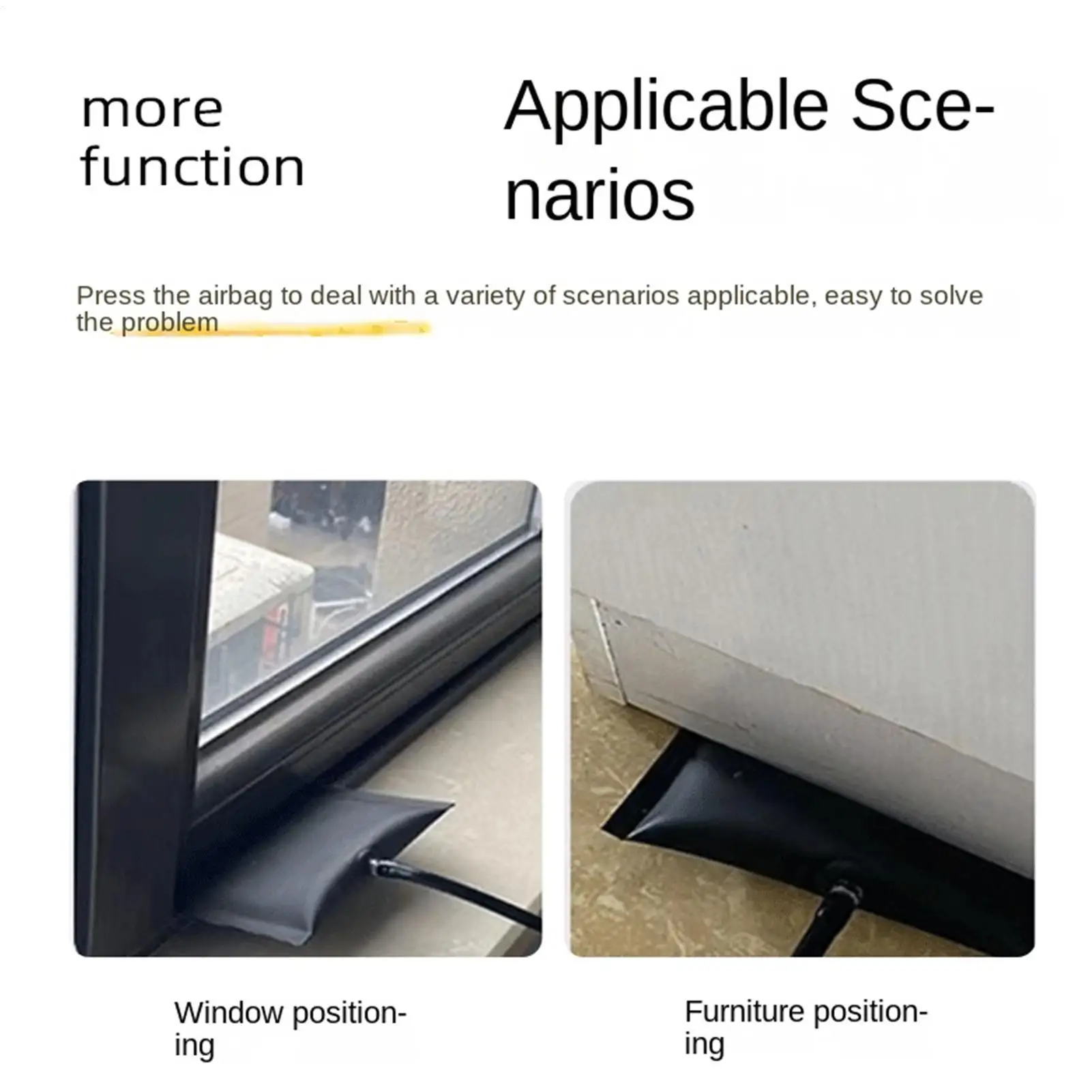 Air Wedge Pump Quick Inflation Alignment Tool Inflatable Air Shim Bag For Car Door For Drivers Enthusiasts Vehicle Repair Window