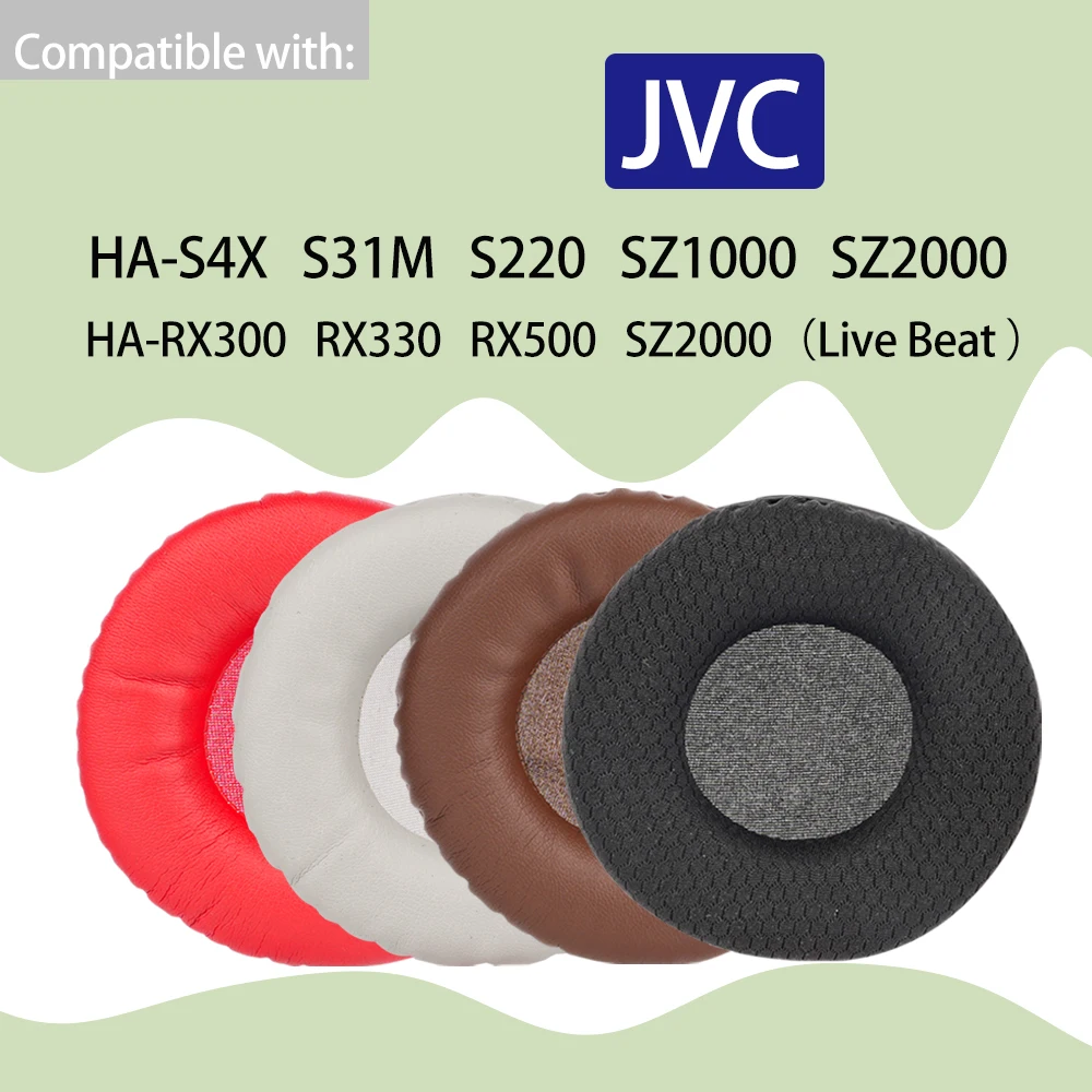 Мягкие амбушюры для наушников JVC HA-S4X S31M S220 RX300 RX330 RX500, амбушюры SZ1000 SZ2000, подушечки для гарнитуры Live Beat, пенопластовый чехол