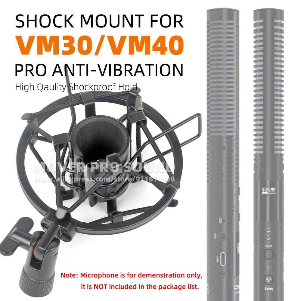 

Антивибрационный держатель-кронштейн SnapVox для микрофонов COMICA VM30, VM40 (стойка, антивибрационная опора, амортизирующий кронштейн)