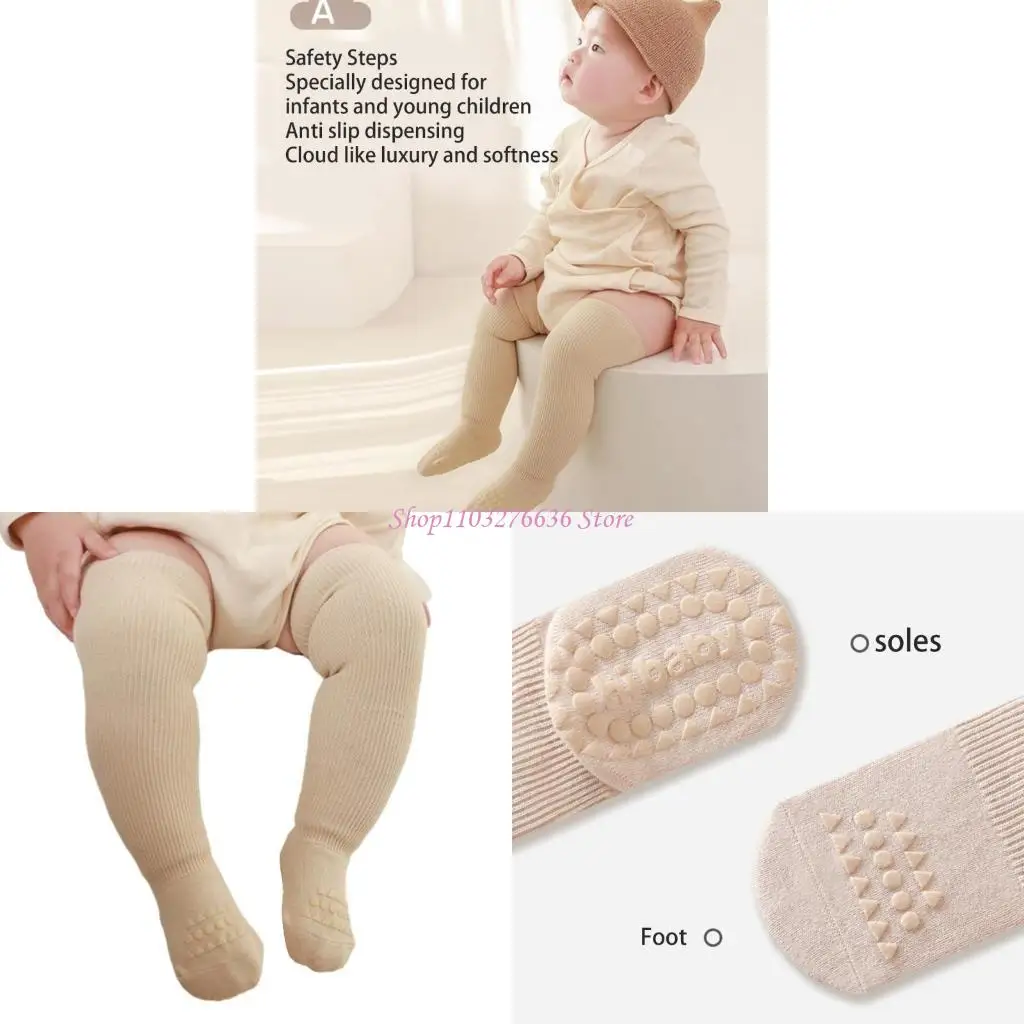 

R6FD Stretchy Infant Socks Toddlers Prewalker Flat Shoes 0-4 Baby Socks Accessories