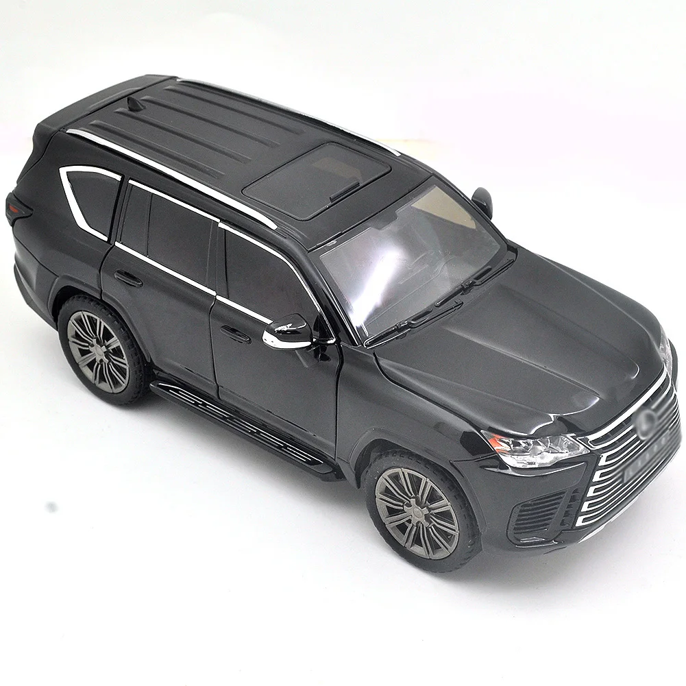 1/32 suitable for Lexus LX600 die-casting metal alloy model car sound and light pull-back series children\'s toy gifts