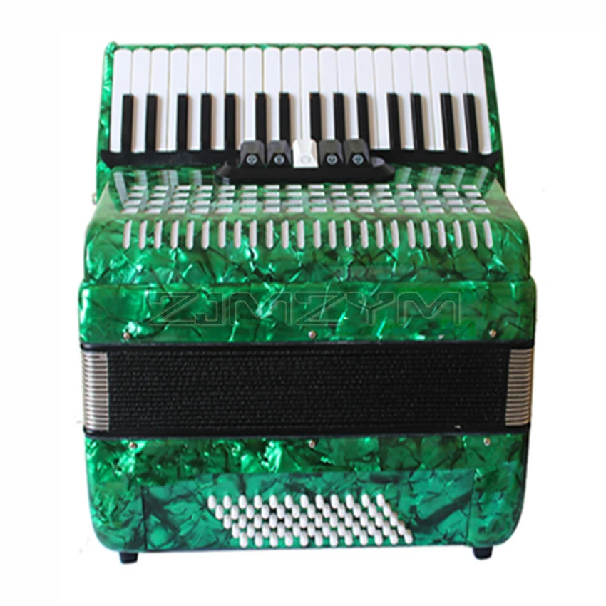 Adult Children Keyboard Instrument Accordion High-End Professional Performance 60-Bass 34-Key 5 Voice Change For Beginner