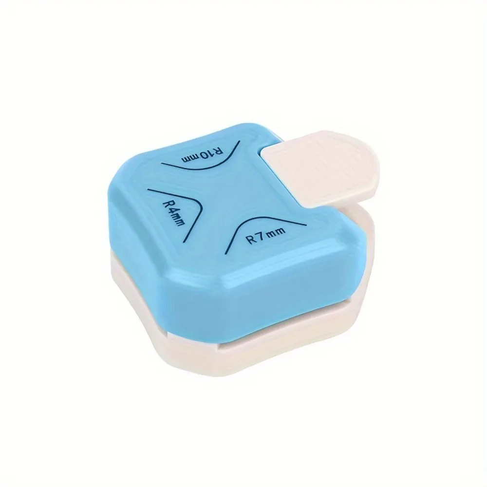 Handmade Crafts 3 in 1 Mini Corner Rounder Border Punches DIY Photo Cutter Portable R4/R7/R10mm Corner Trimmer Embosser Card