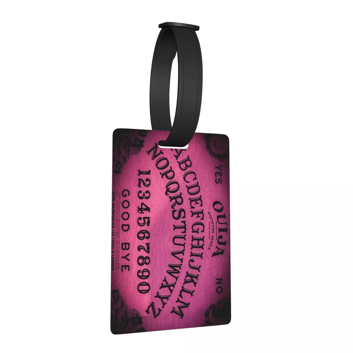 

Pink Ouija Board Luggage Tags Suitcase Accessories Travel Cute Baggage Boarding Tag Label Holder ID Name Address