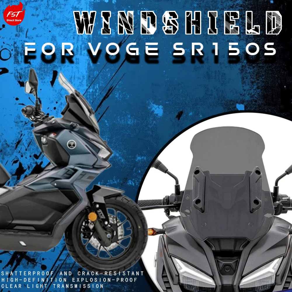 

For Loncin SR150S modified windshield, heightened windscreen and wind deflector accessories for Loncin 150