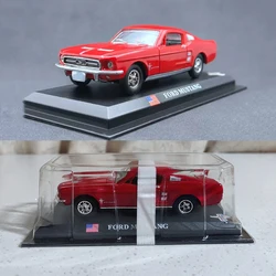 1:43 Scale Ford Mustang Coupe Car Model Alloy Diecast Simulation Toy Collectible Gifts