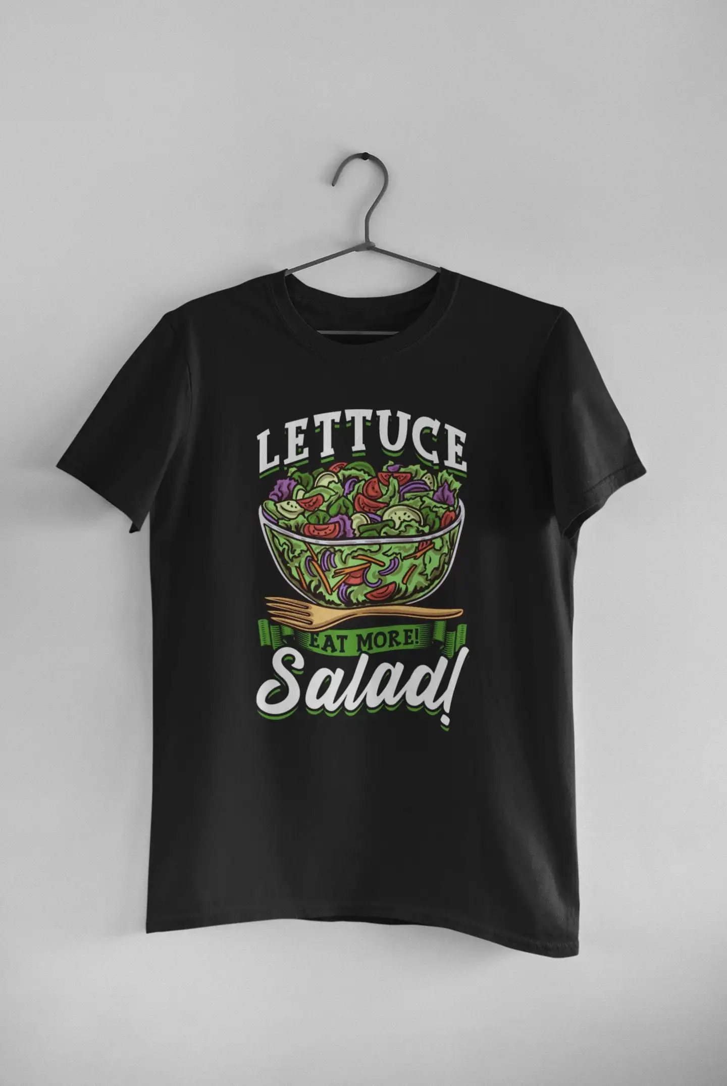 Lettuce T Shirt Vegetable Salad Eat More