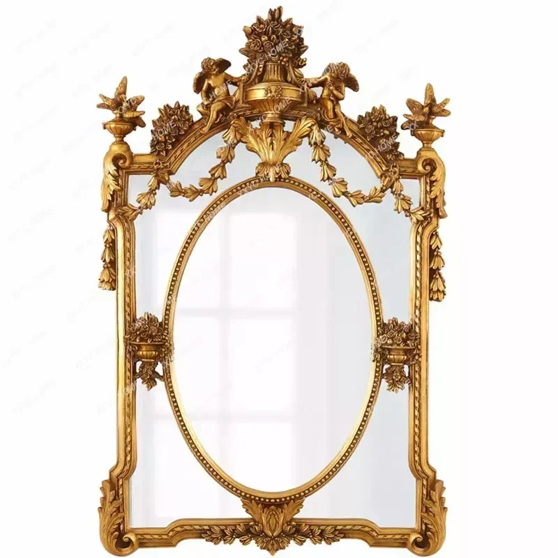 

Golden Shower Makeup Decorative Mirror Wall Aesthetic Irregular Custom Decorative Mirror Vintage Specchio Home Design