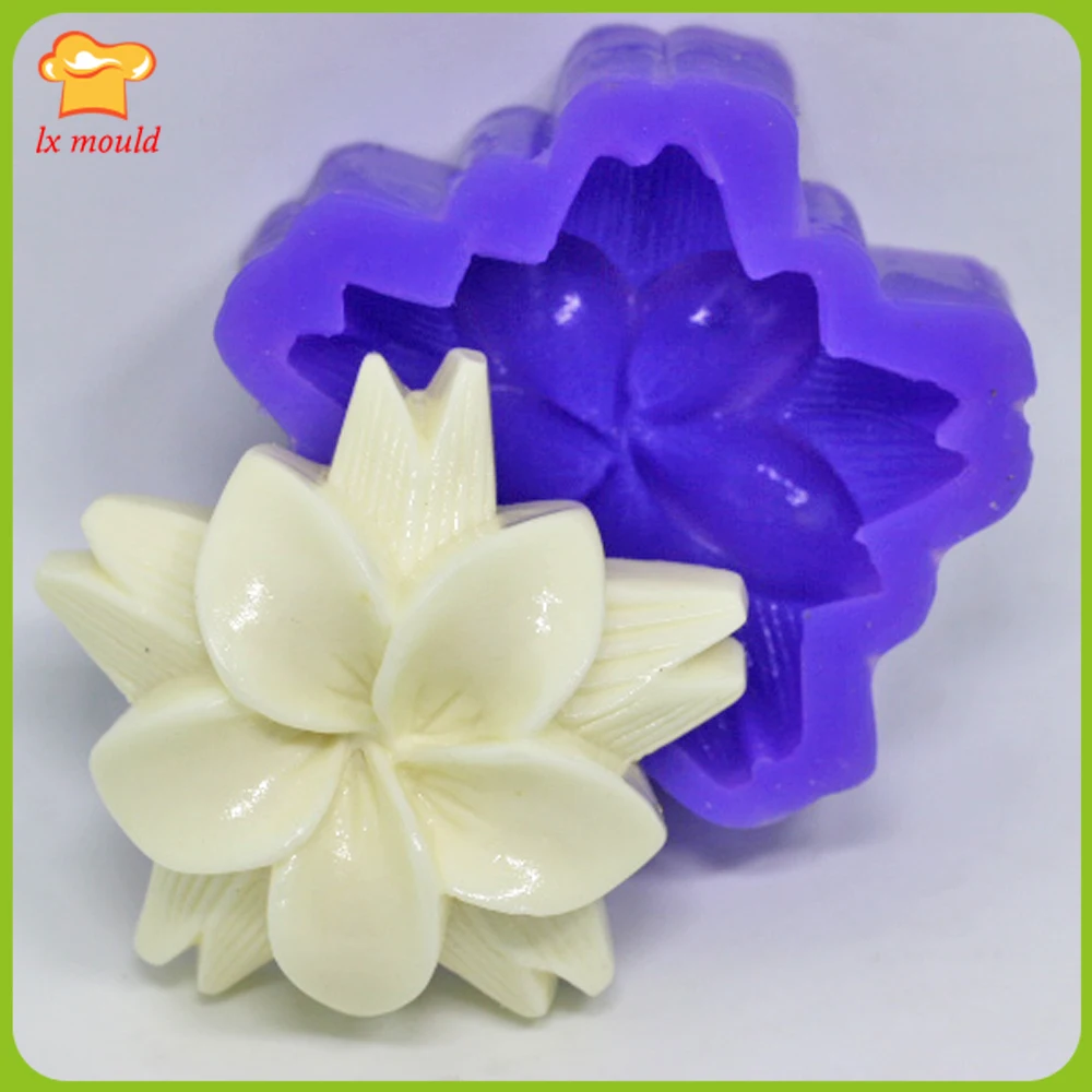 

3D силиконовая форма франжипани, цветок, шоколадные конфеты, силиконовая форма, сделай сам, формы для мыльных свечей