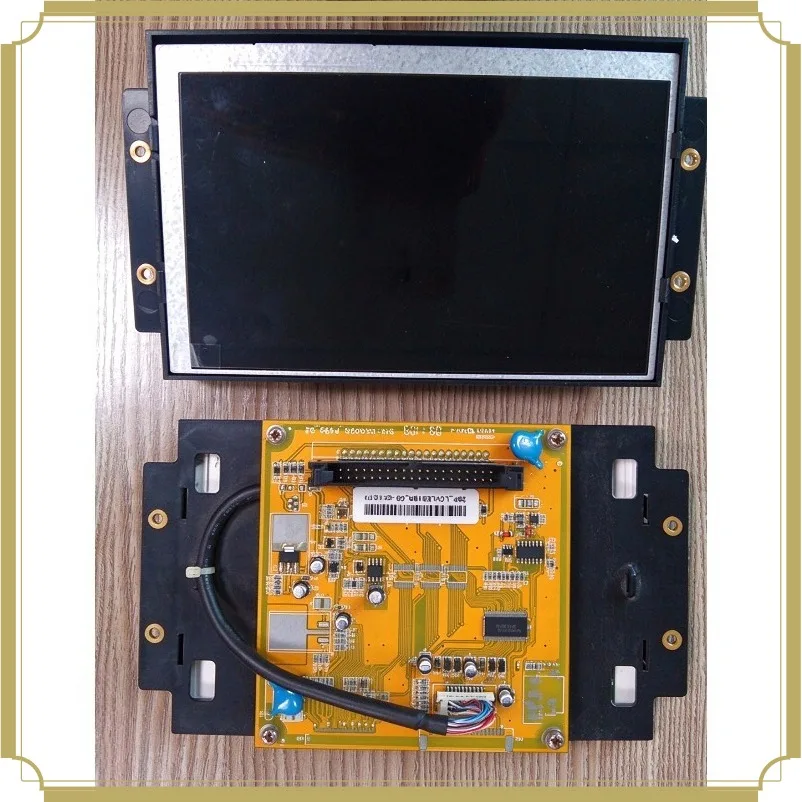 LCVLEB18M3 LCD Display for Injection Molding Machine, Q7 Screen AK668 Controller Panel, Industrial Replacement LCD Screen