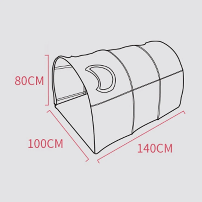 Tenda giocattolo per casetta per bambini tenda pieghevole per piccola casa tenda da gioco portatile decorazione per letto Tunnel strisciante piscina giocattolo per bambini