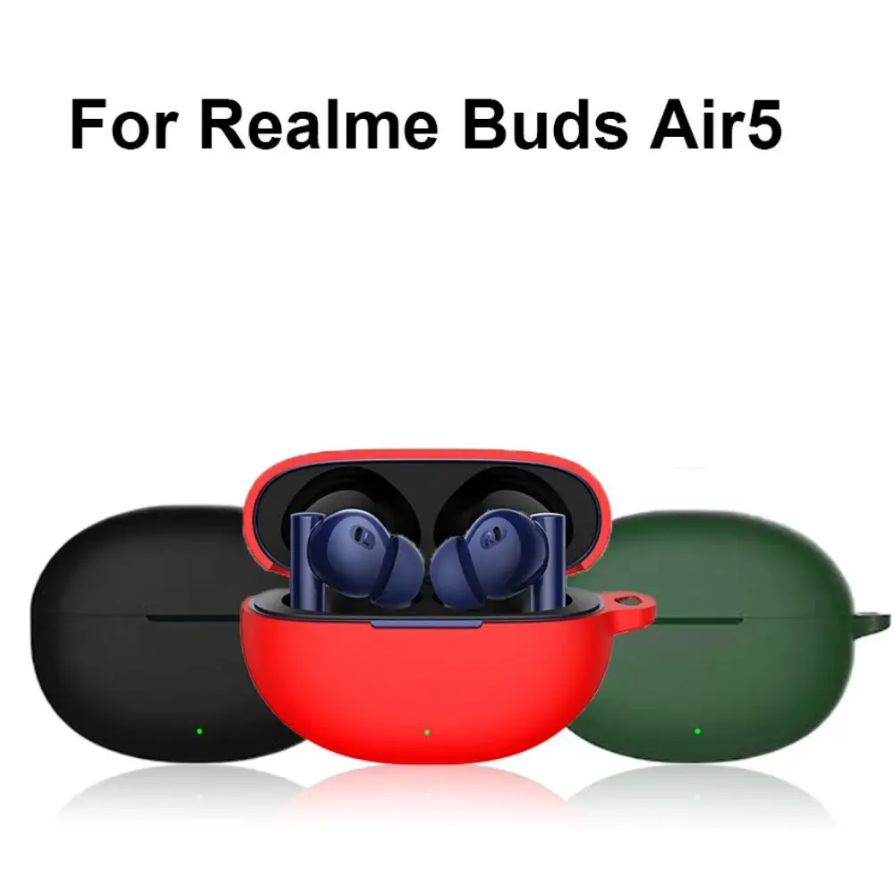 Headphone Cover For Realme Buds Air5 Shockproof Anti-scratch Protective Sleeve Washable Housing Dustproof Headphone Accessories