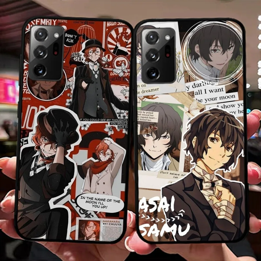 Anime Bungou Stray Dogs Dazai Osamu Phone Case For Samsung Note 8 9 10 20 pro plus lite M 10 11 20 30 21 31 51 A 21 22 42 02 03