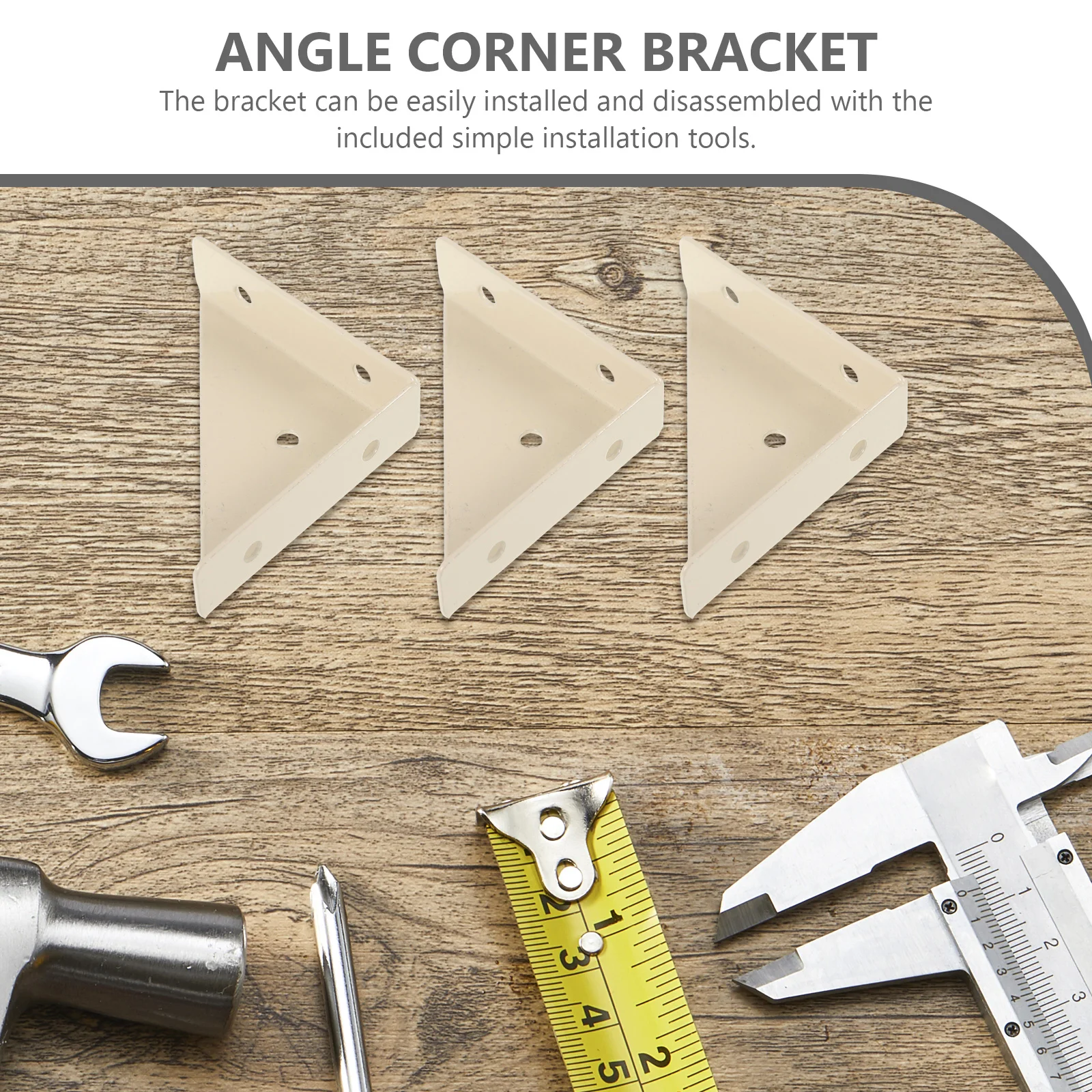 

10Pcs Bed Frame Bracket Strong Steel Corner Braces 90 Degree Angle Brackets for Furniture Support and Stability