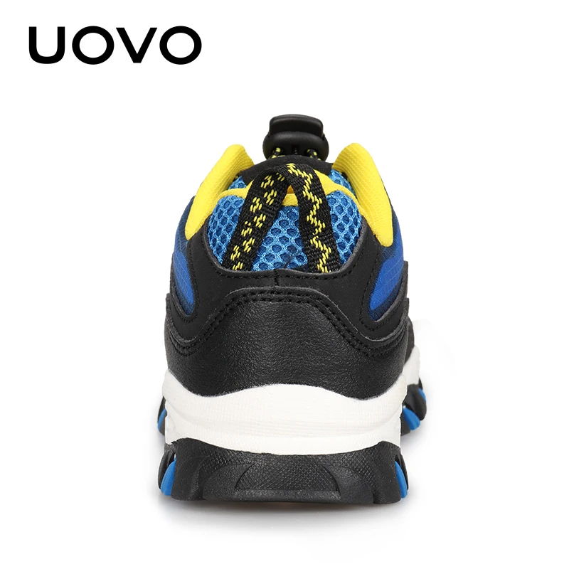 UOVO New Boys Sports All Year Children Outdoor Sneakers Breathable Kids Hiking Shoes Spring And Autumn Footwear Eur #32-38