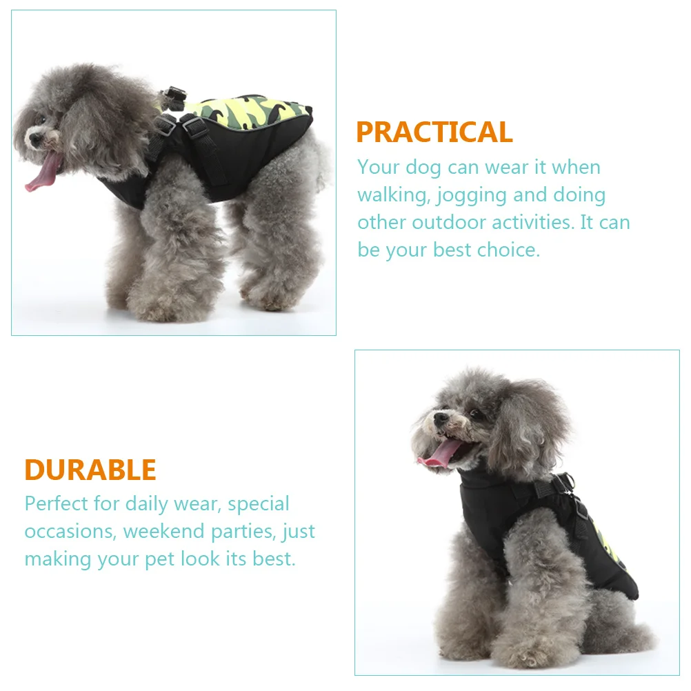 

Adorable Dog Costume Puppy Clothes Wear-Resistant Comfortable Winter Warm Pet Supplies Outdoor Jogging Decoration Portable Pcs