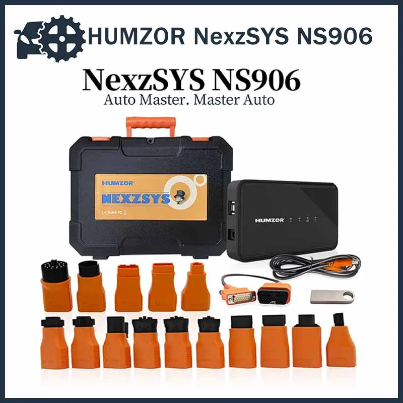 

2024 Newest HUMZOR NexzSYS NS906 Car And Truck Diagnostic Tools Support 35 Special Functions Multi-languages