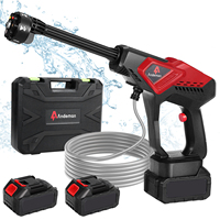 Cordless Portable Power Powered Pressure Washer, Handheld Washer Gun with Nozzles Car Washer Gun for Car Washing Garden