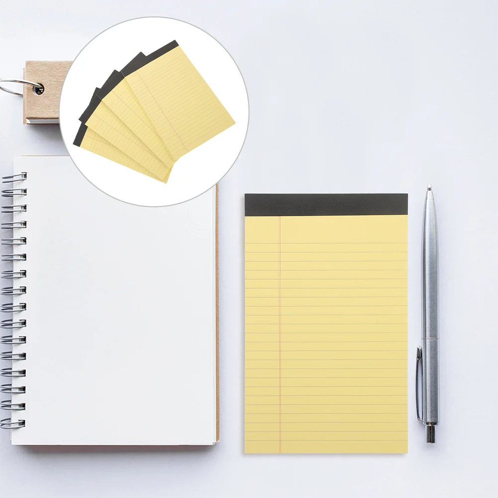 

UTHCLO 12 Pcs A5 Lined Notepad 50 Sheets Legal Pad Portable Writing Pads for School Office Home Student Supplies