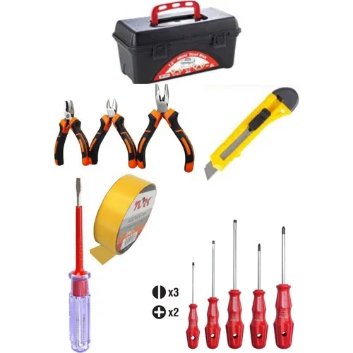 Yayke 12'li Hand Tool Set Voller Anzug Tasche