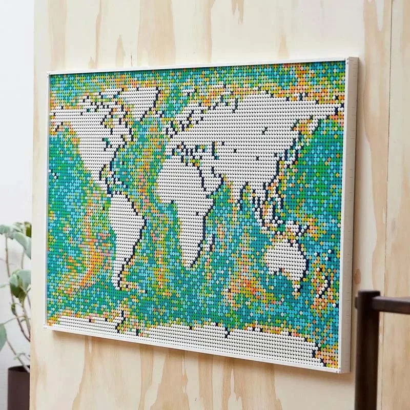 11695 PCS World Map Mosaic Building Block Model DIY Toy Compatible 31203 New Product Birthday Christmas Gifts 99007 IN STOCK