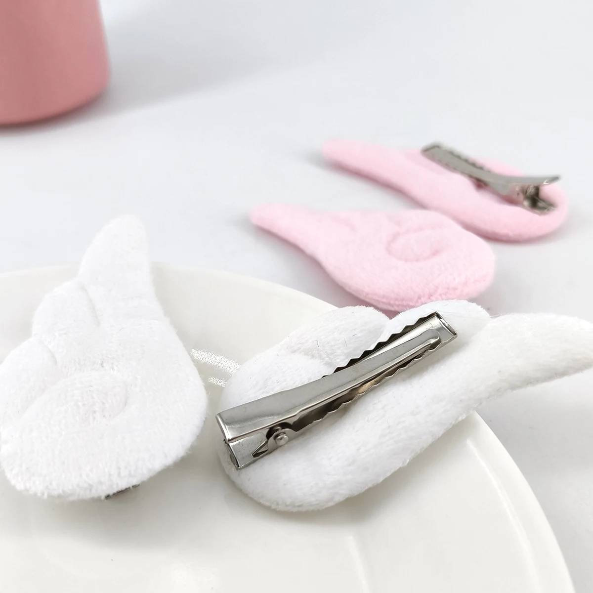 2 шт./20 шт., 5 см, крылья ангела, супер милые крылья ангела, плюшевая заколка для волос для девочек, аксессуары, заколки, заколка для волос, головной убор, головной убор