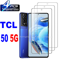 2/4Pcs Tempered Glass For TCL 50 5G Screen Protector Glass Film