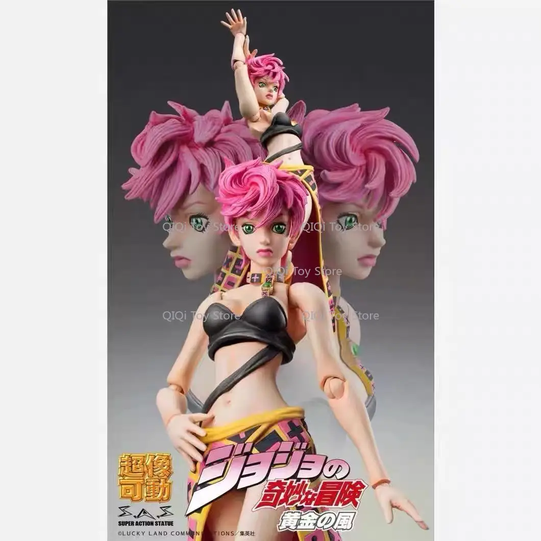 Super-like movable JOJO's Wonderful Adventure Golden Trishuuna Black Edition Model Hand Toy