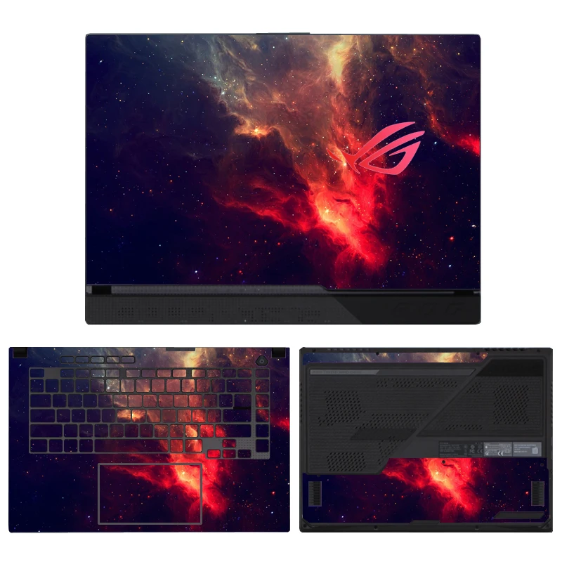 Imagem -03 - Pele do Portátil para Asus Rog Strix G15 G513q G513ic G513rm Adesivos de Vinil para Asus Rog Strix G713q G713rm G713p G733p Filme Personalizado