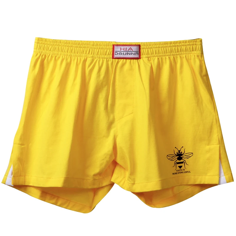 4-pack men's underwear men's boxers youth sports shorts breathable pure cotton loose boxer briefs personality men's  briefs