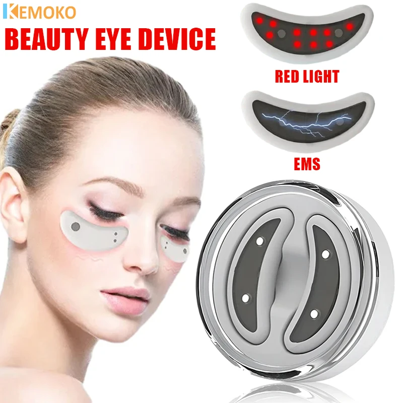 

EMS Pulse Microcurrent Eye Care Device Eye Massager To Relieve Fatigue Massage Reduce Dark Circles Eye Swelling Anti-Wrinkle