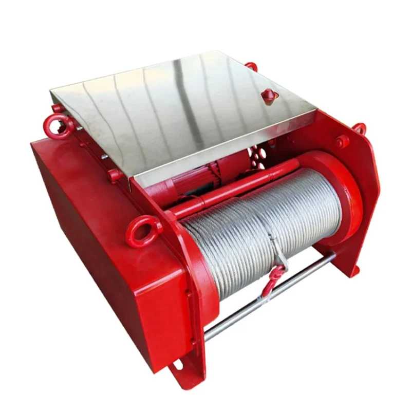 Hoist 1 ton parallel electromagnetic brake Electric winch with manual release function