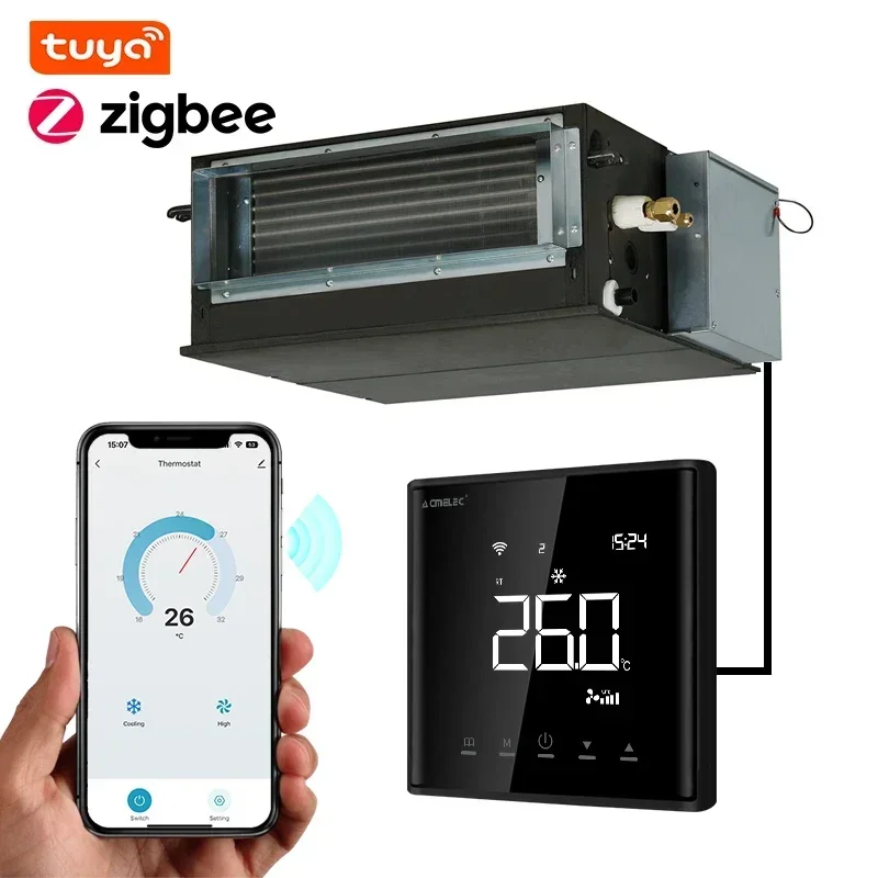 Контроллер Tuya Mitsubishi Heavy Industries VRF, термостат, кондиционер, мультисплит-кондиционер Zigbee, пульт дистанционного управления