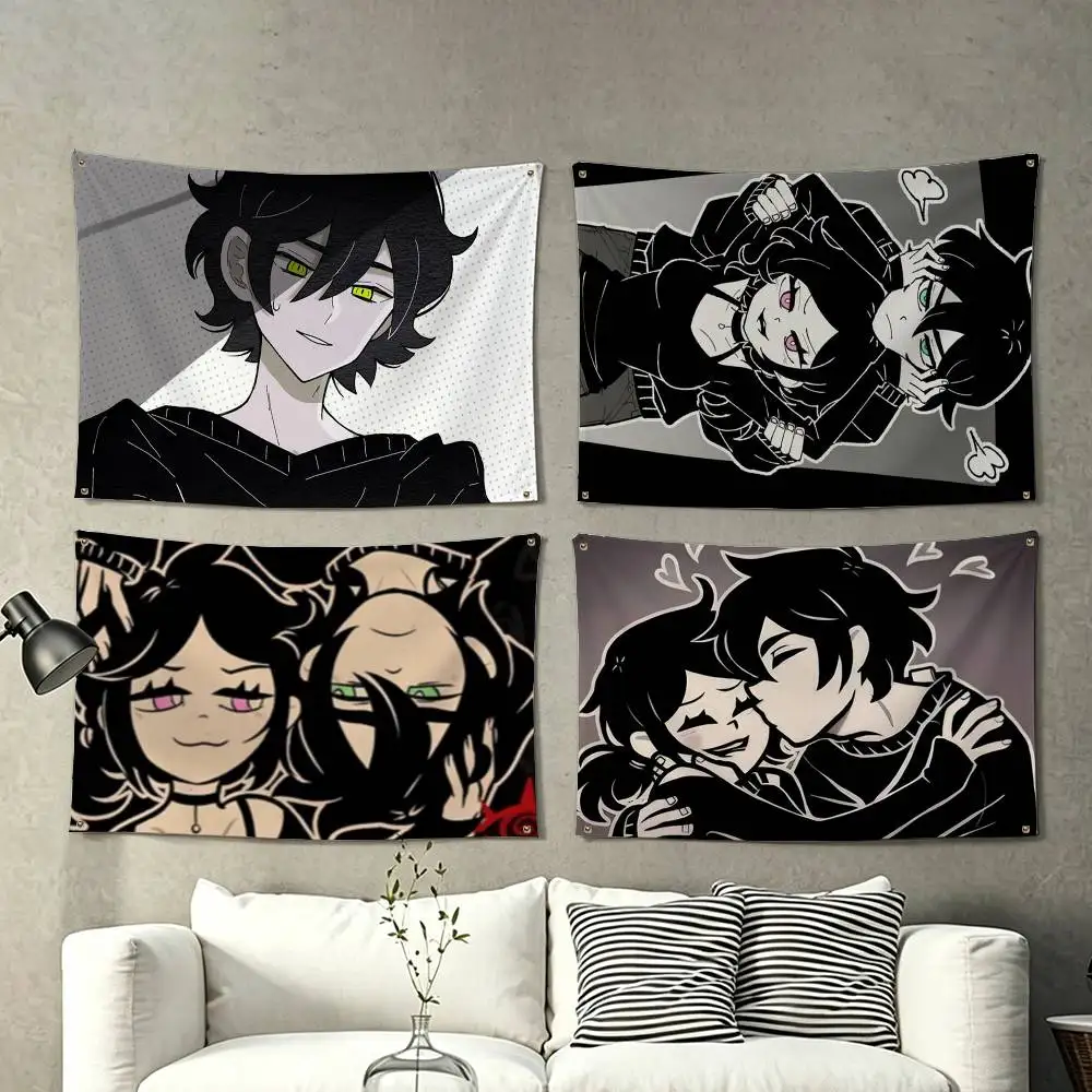 TCOA-The Coffin Of A-Andy And Leyley  Flag Suitable For Party Club Outdoor Interior Wall Decoration Banner Fans Gift