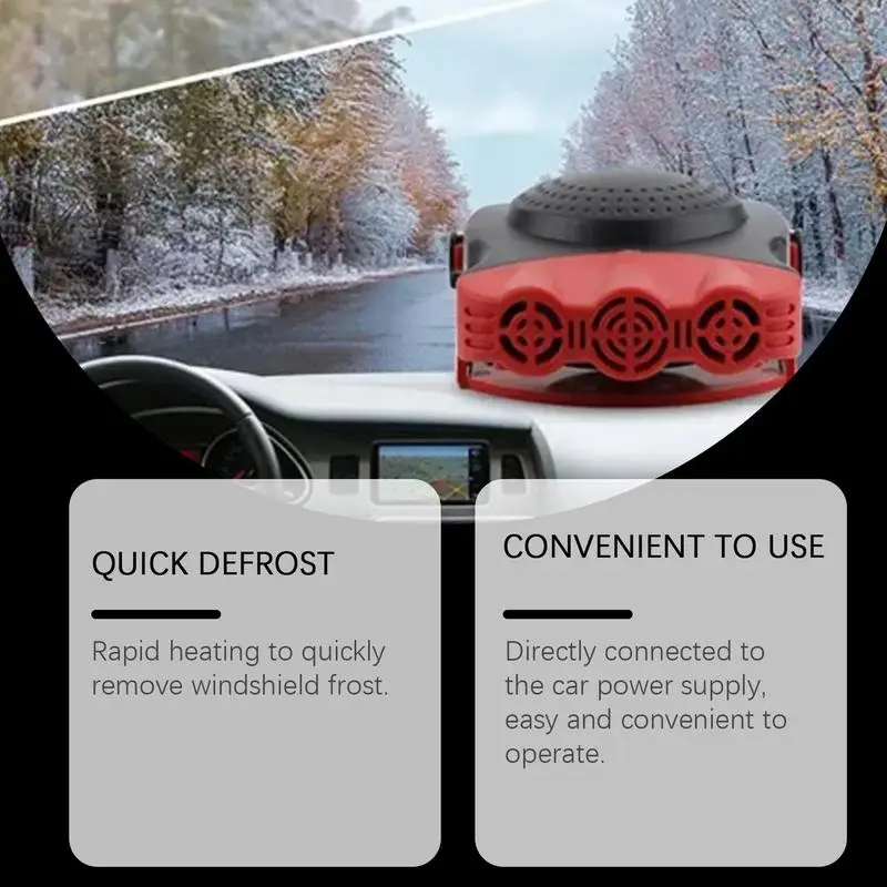 Car Defroster Heater Effective Windscreen Defogger Automobile Windscreen Heater Fast Heating Auto Heater Defroster for Vehicle