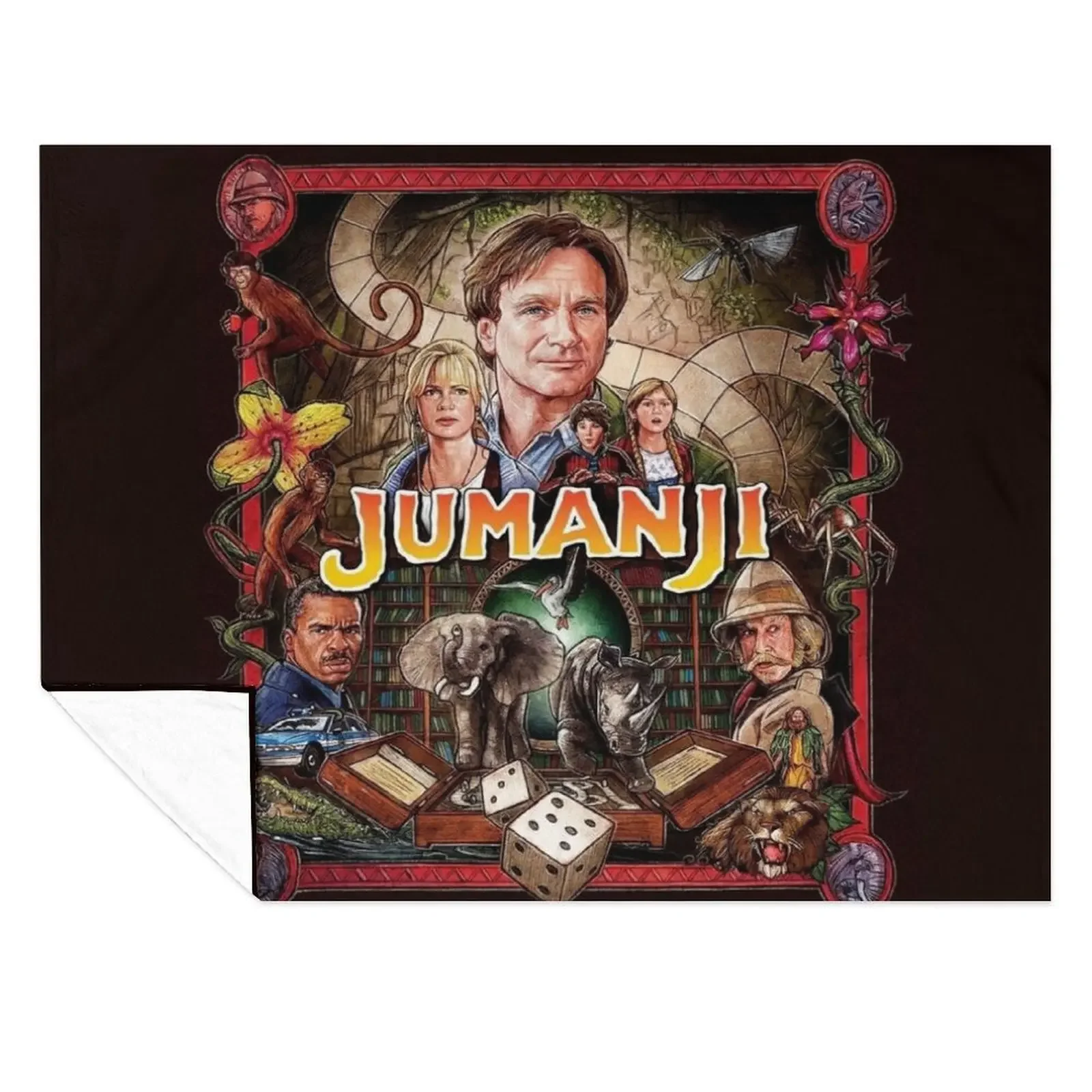 

Jumanji Throw Blanket Luxury Brand for winter Blankets For Sofas valentine gift ideas Blankets