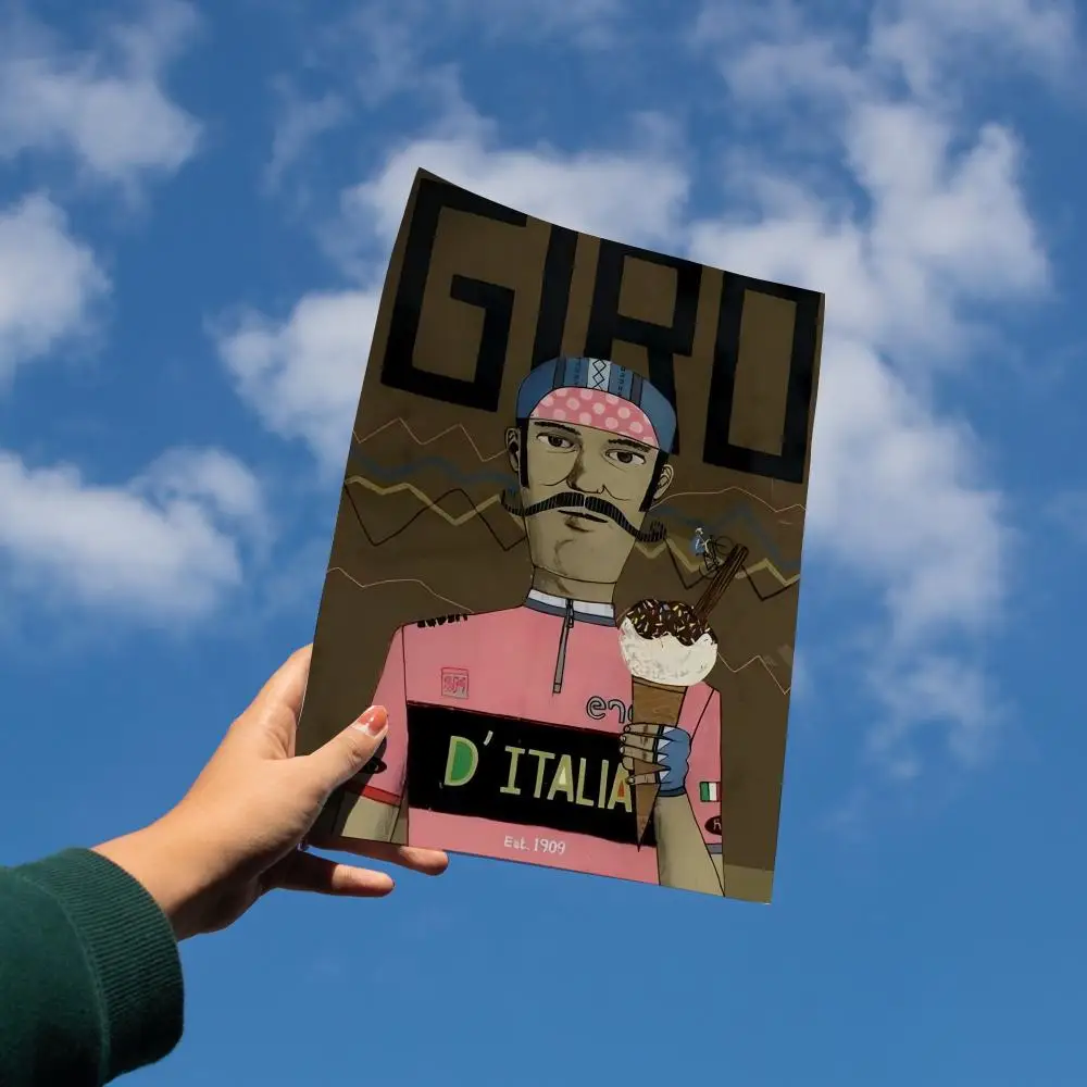 

Grand Cycling Tours France Italia Espana Poster Tracklist Album Prints Canvas Wall Art Picture Living Room Home Decor Cover