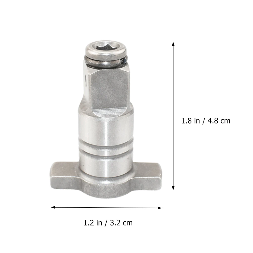 

Electric Wrench Bit Adapter 1/2 to 1/4 Conversion Shank T Handle Square Shaft Extension Tool Steel Alloy Retractable Durable