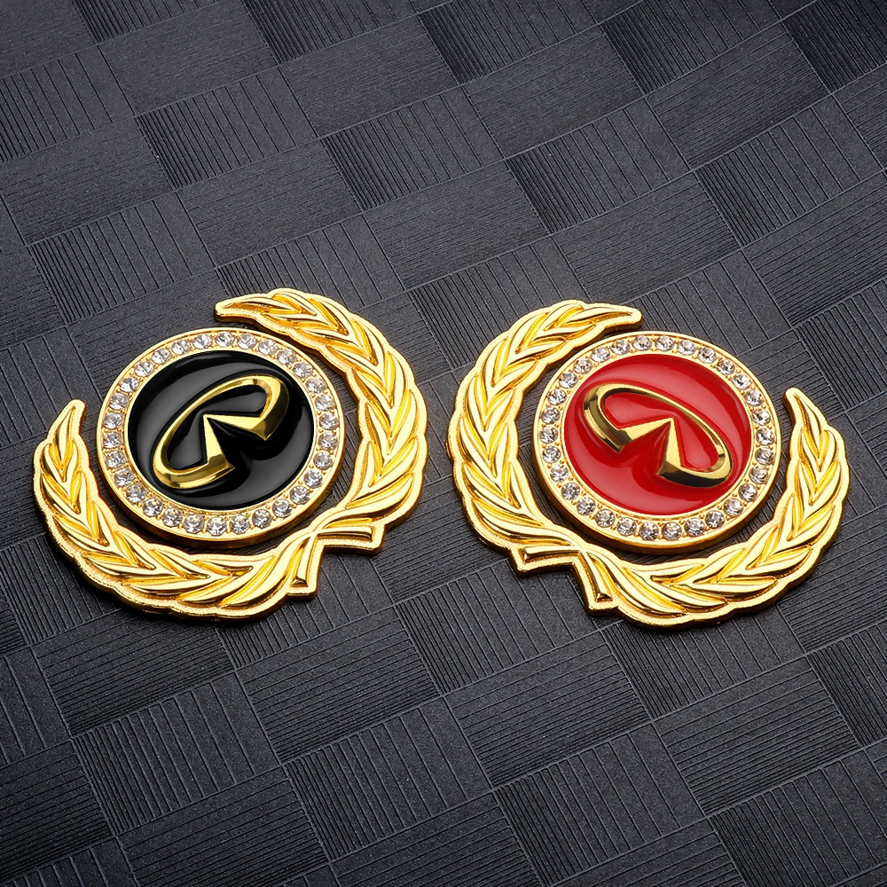 Car Styling Metal Body Trunk Sticker Auto Accessories For Infiniti IPL ESQ EX25 EX35 EX37 FX35 FX37 JX35 EX G25 G35 QX80 M37