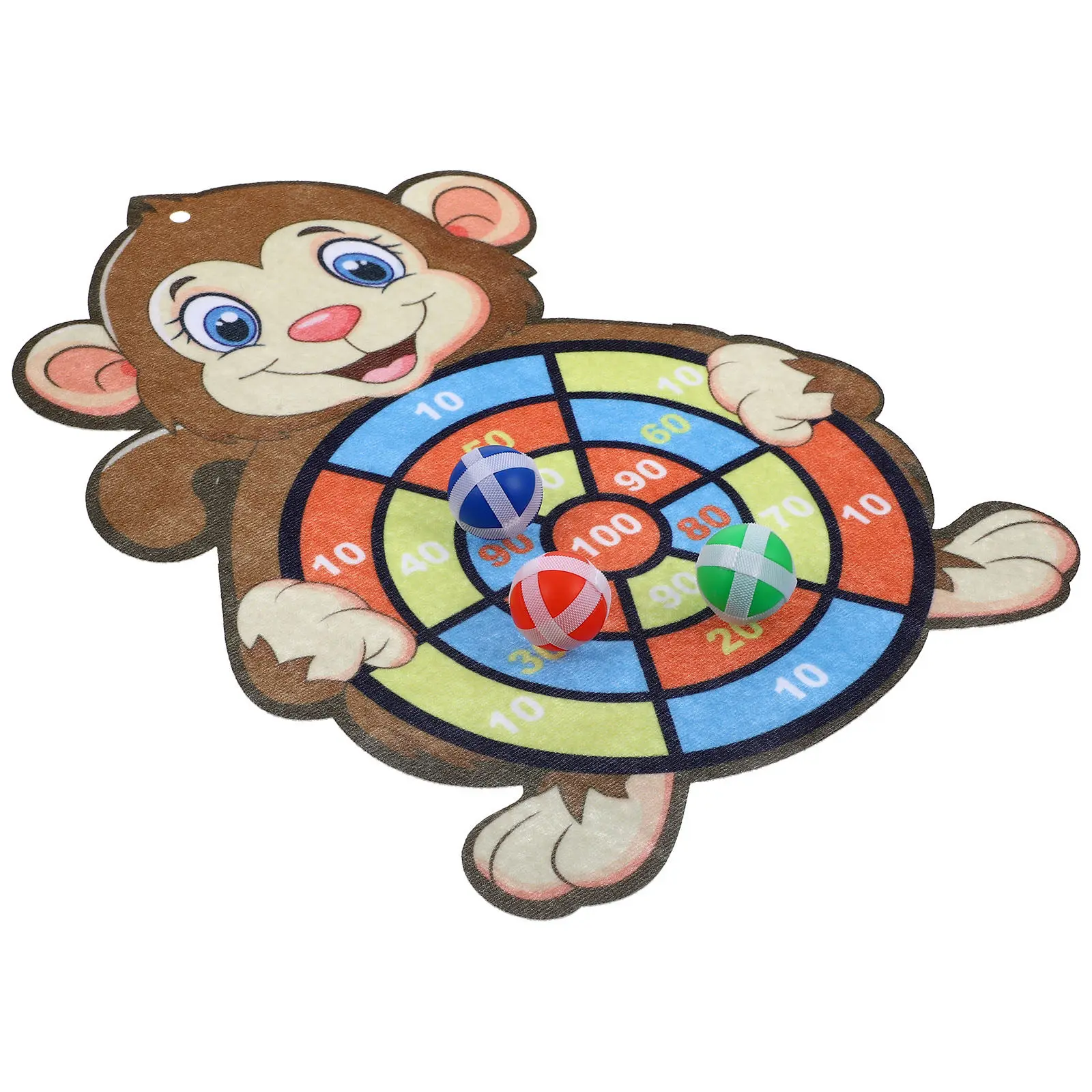 

1 Set Sticky Ball Dart Board Cartoon Party Game Set Kids Indoor Board Games Interactive Fun Sticky Ball Game Games for Kids